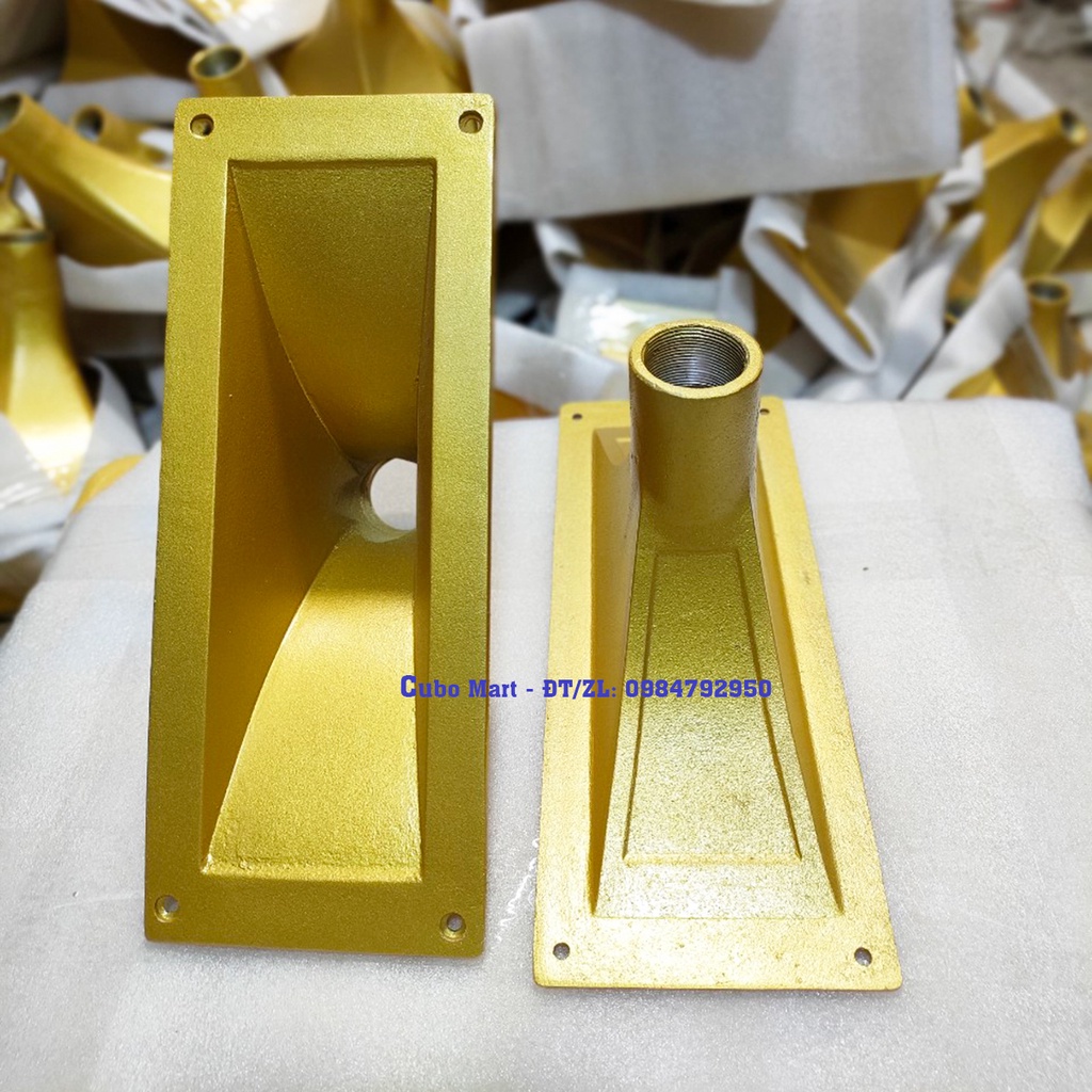 Họng Kèn Nhôm Đúc Ren xoáy Loa Treble Kèn, KT 11x28cm, 15x32cm, 12x12cm, 22.5x22.5cm, 11x27cm - Cubo Mart