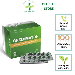 Greenmaton - Bổ sung các vitamin cho người chán ăn mệt mỏi cơ thể suy nhược người ốm dậy