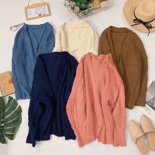 (diep_lam_lang) Áo khoác cardigan len