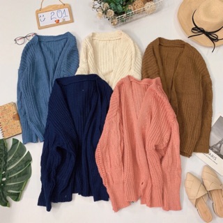 Áo khoác cardigan len