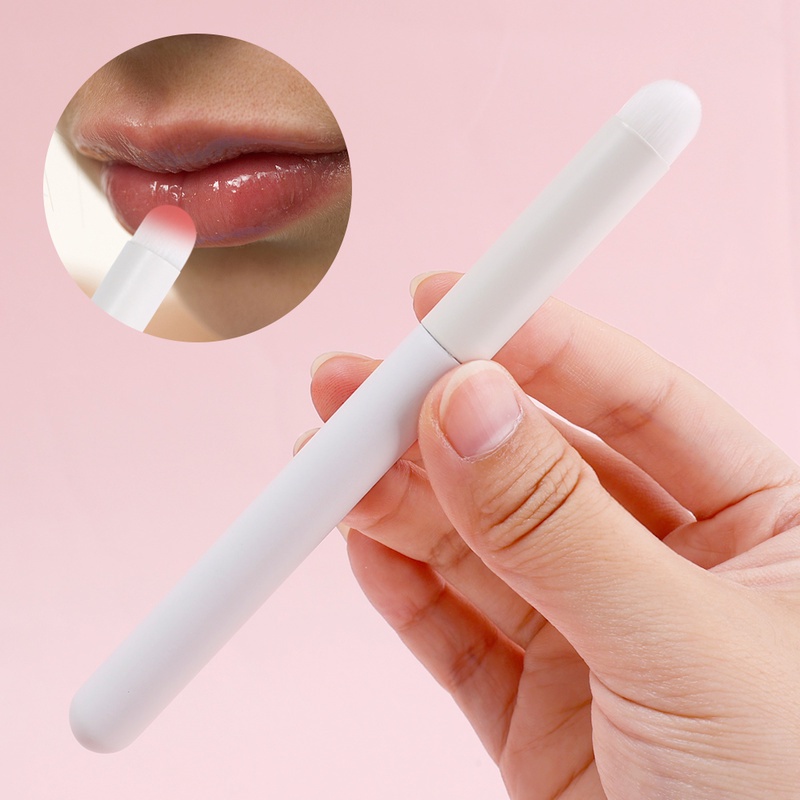 1 Cọ Trang Điểm Môi Lông Nylon Đầu Tròn Chi Tiết Đa Năng