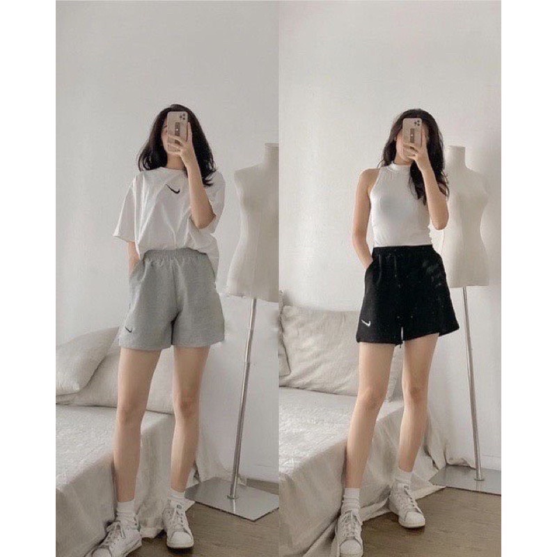 Quần đùi cạp chun hè mẫu mới, Quần short đùi đũi thể thao co giãn dễ vận động | BigBuy360 - bigbuy360.vn