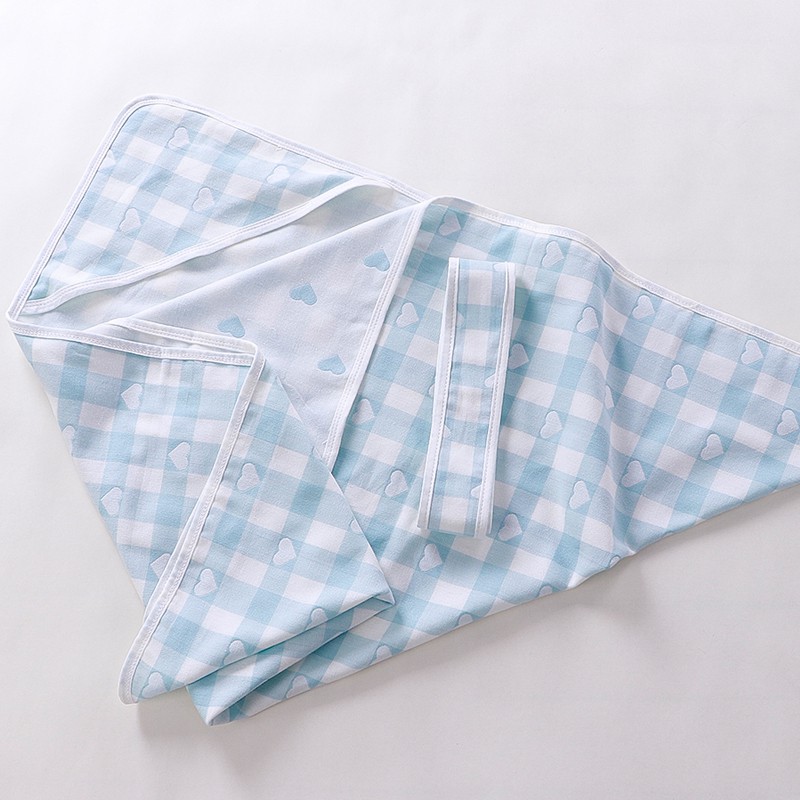 Khăn Quấn Bé Sơ Sinh Chất Liệu Cotton Mỏng Cao Cấp Thời Trang Dành Cho Mùa Xuân