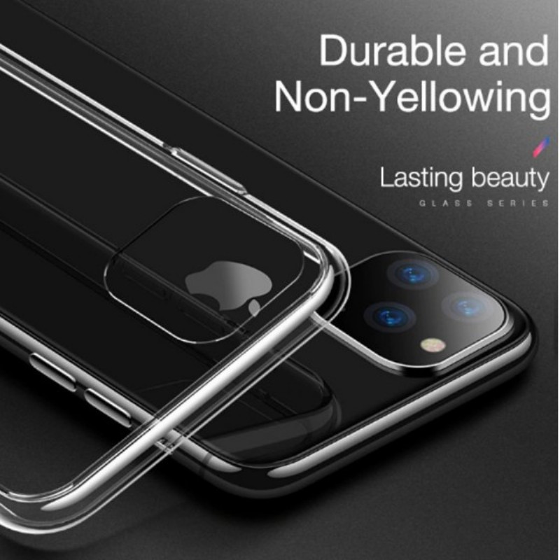 Ốp Lưng Silicon Dẻo Trong Suốt Iphone X, Xs Max, 11 Pro Max, 12 Pro, 12 Pro Max Chống Va Đập, Trầy, Chống Bẩn, Phát Sáng