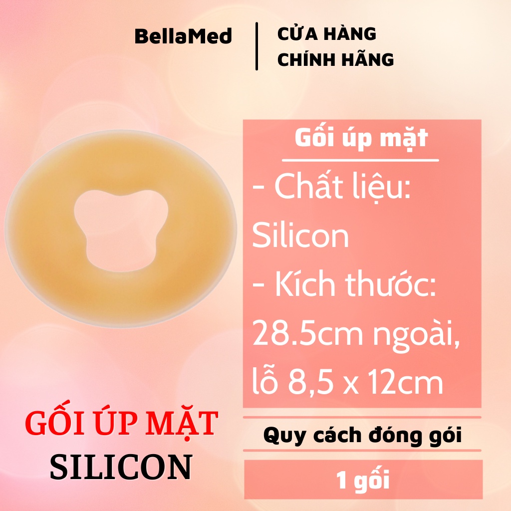 gối úp mặt massage bằng silicon