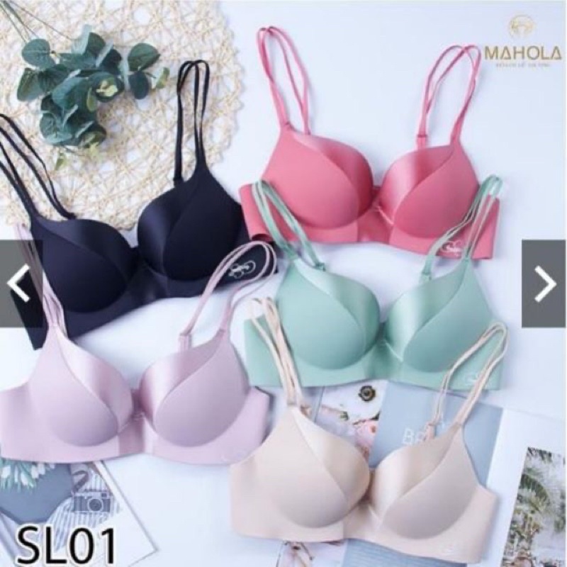 HÀNG MỚI VỀ -Áo Lót ĐÚC Nâng Ngực Phối Lụa Không Gọng Siêu Đẹp có video thật ạ