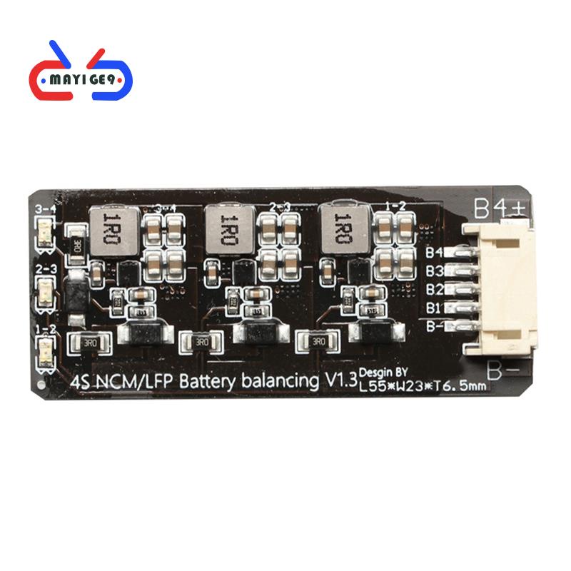 Bảng mạch cân bằng năng lượng pin Lipo Lifepo4 LFP 4S BMS 1.2A
