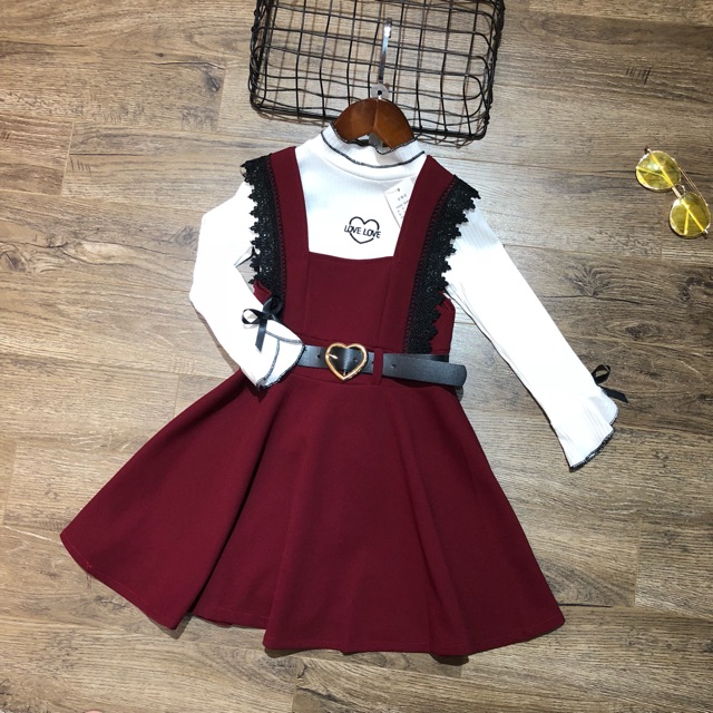 Set váy đại viền ren