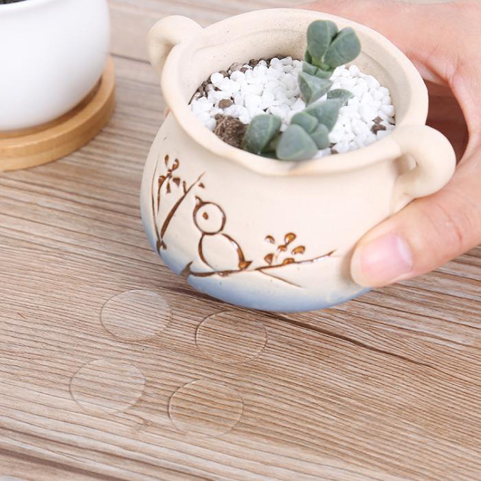 Bộ 50 Miếng Dán Hai Mặt Hình Tròn Không Đường Viền Chống Thấm Nước Dùng Trang Trí Nhà Cửa