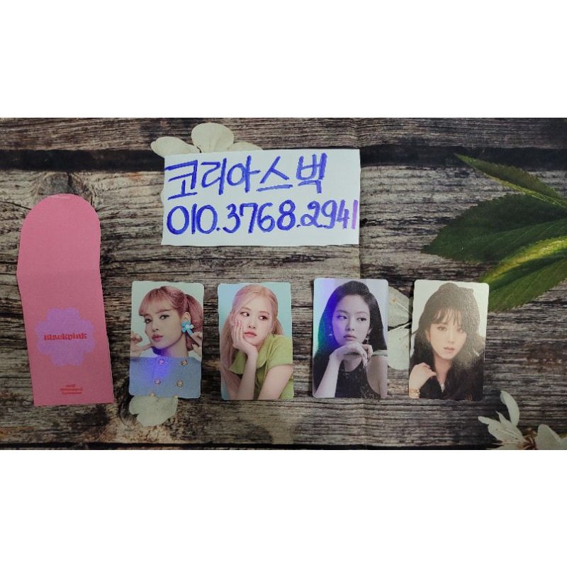 Ảnh thẻ bo góc Blackpink 2022 Welcoming Collection