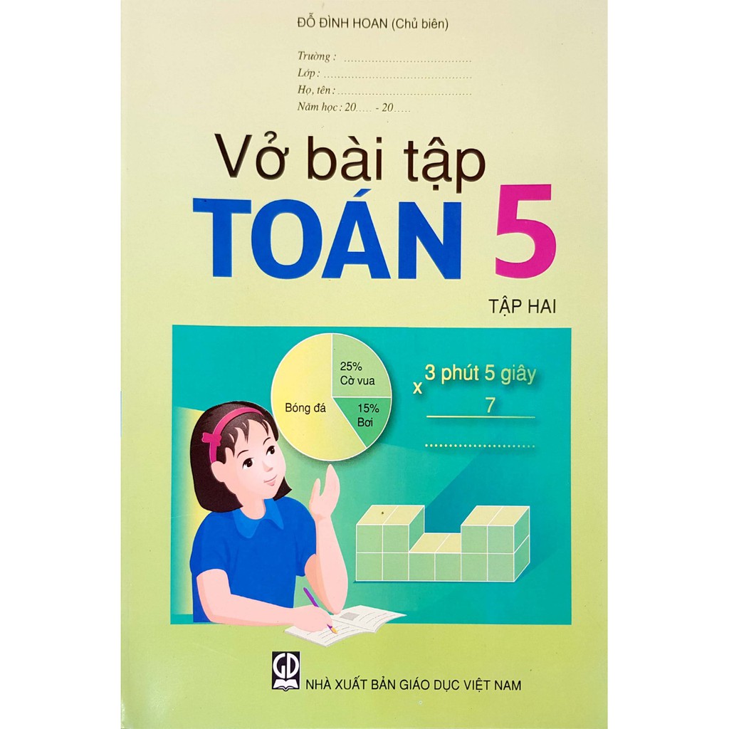 Sách - Vở bài tập Toán 5 tập hai