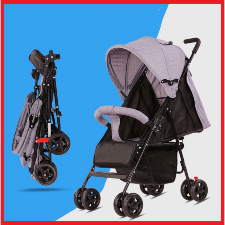 Xe đẩy cho bé cao cấp có giảm xóc - xeđẩy cho bé Babyjoy Mart