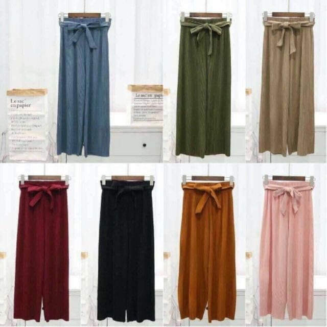 quần ống sớ chất đũi