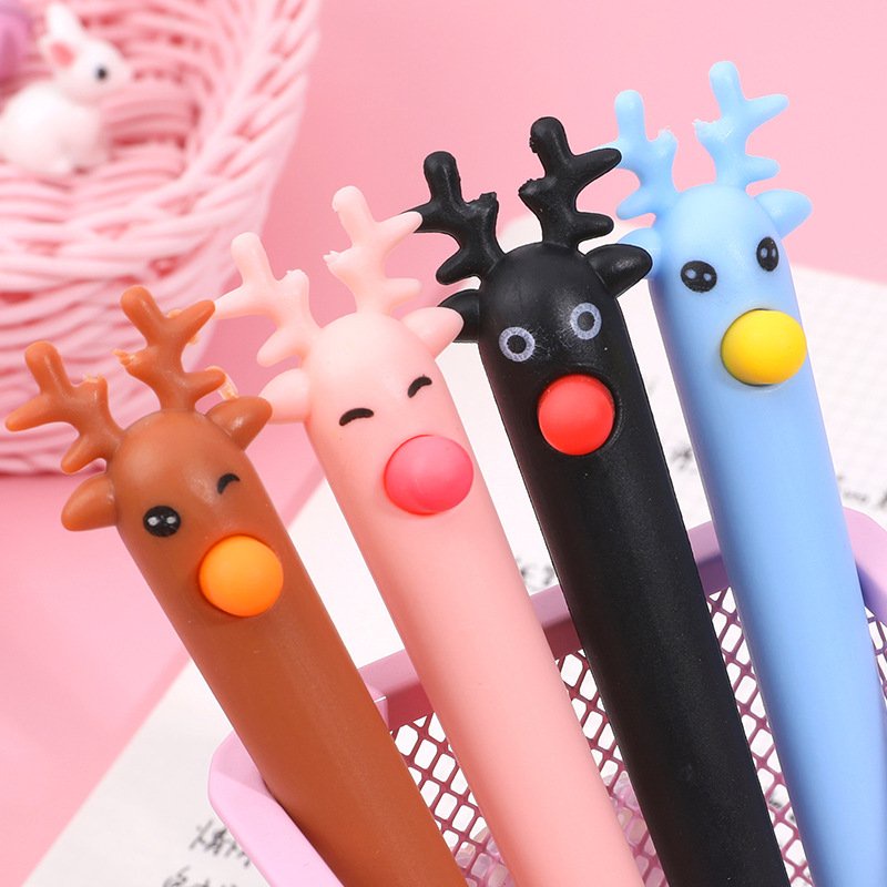 Bút Gel Đầu Sừng Nai Độc Lạ, Cute
