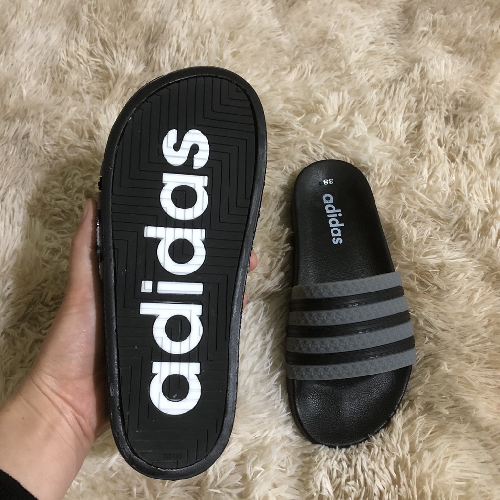 [FREE SHIP] Dép Nam Dép Quai Ngang Cao Cấp ADIDAS 3 Sọc Ngang Hàng  Kỹ