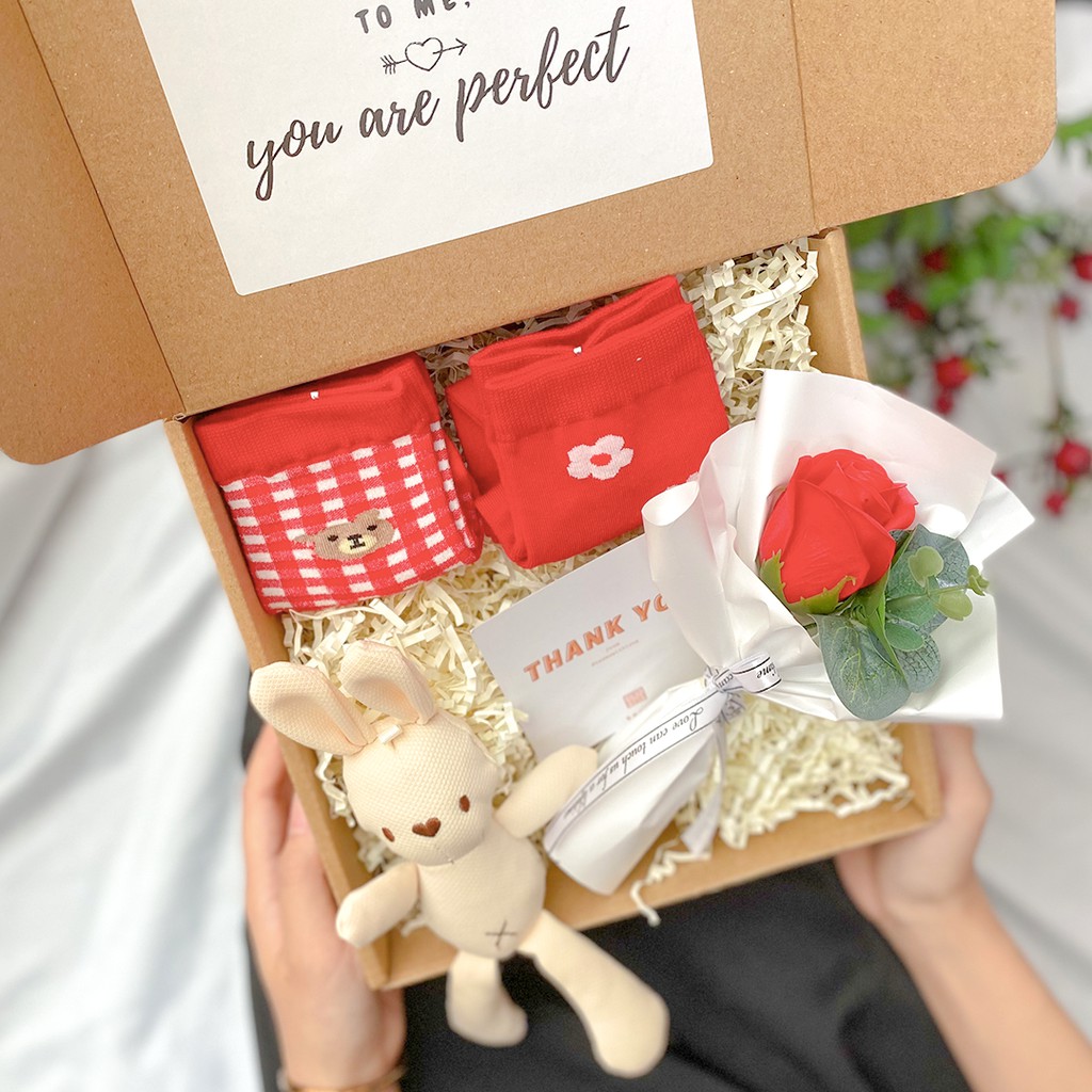 Quà tặng người yêu Lucky Box Teamo - Bộ quà tặng kỷ niệm tặng bạn gái cute - Tặng kèm bộ ảnh Memories of Love