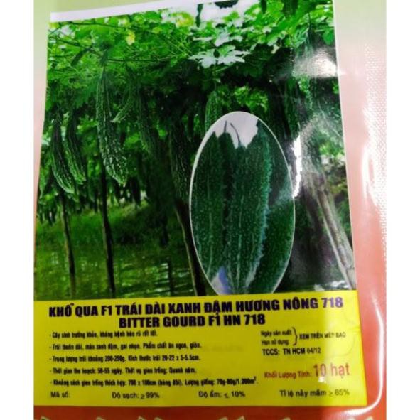 Hạt khổ qua Nhật F1 khổ qua gai xanh - gói 10 hạt