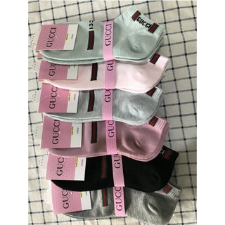 Combo 6 Tất Cổ Ngắn Mềm Mịn Cho Bạn Nữ,Vớ Gucci Cho Nữ