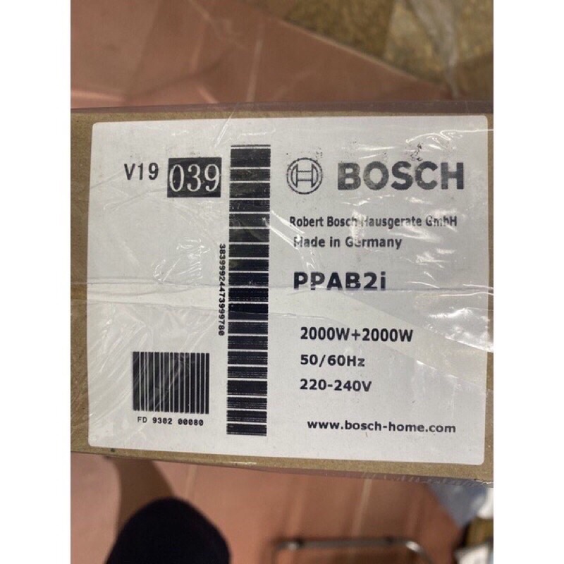 Bếp từ đôi Bosch ppab2i 4000W