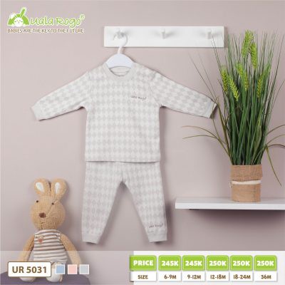 UR5031 Bộ QA dài cv kẻ quả trám