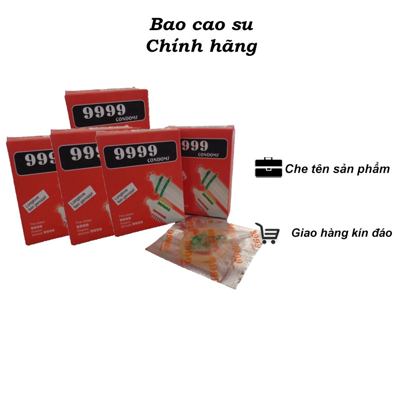 [Siêu rẻ]Combo 5 hộp Bcs gân gai dâu 9999 giá rẻ