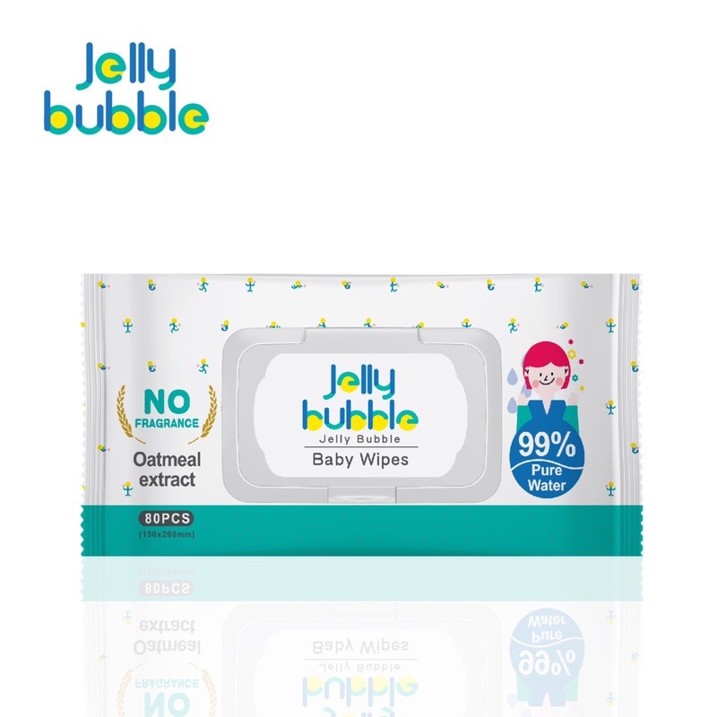 Combo 8 Gói Khăn Giấy Ướt JELLY BUBBLE - Loại 80 Tấm