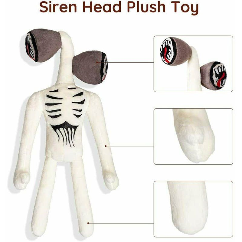 30-40cm Anime Scp Siren Head Búp bê sang trọng, Còi báo động Đáng sợ Phim hoạt hình Quà tặng đồ chơi trẻ em