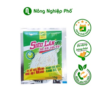 Phân Bón Vô Cơ Siêu Lân (10-55-10) Kích Thích Ra Rễ Và Phân Hóa Mầm Hoa Gói 15 Gram