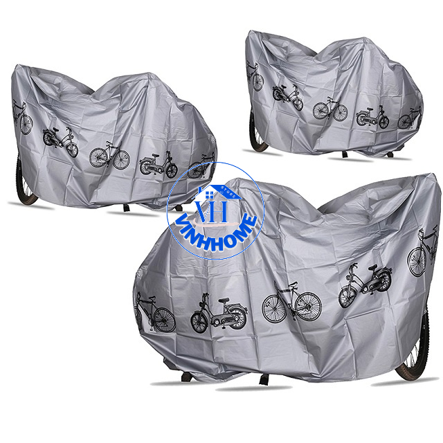 Áo trùm bọc xe máy, xe đạp che mưa che nắng, chống bụi bẩn, chống hư sơn tiện lợi vinhhome.store