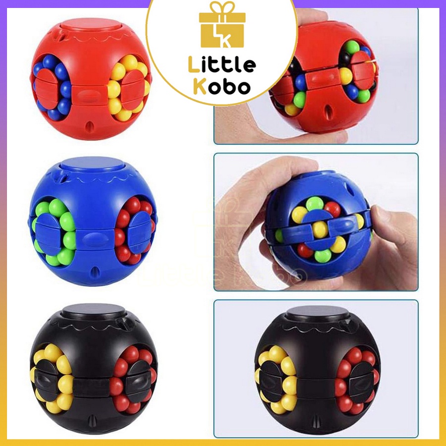 Rubik Bean Hạt Đậu Spinner Rubic Biến Thể Ma Thuật Đồ Chơi Trí Tuệ Xả Stress