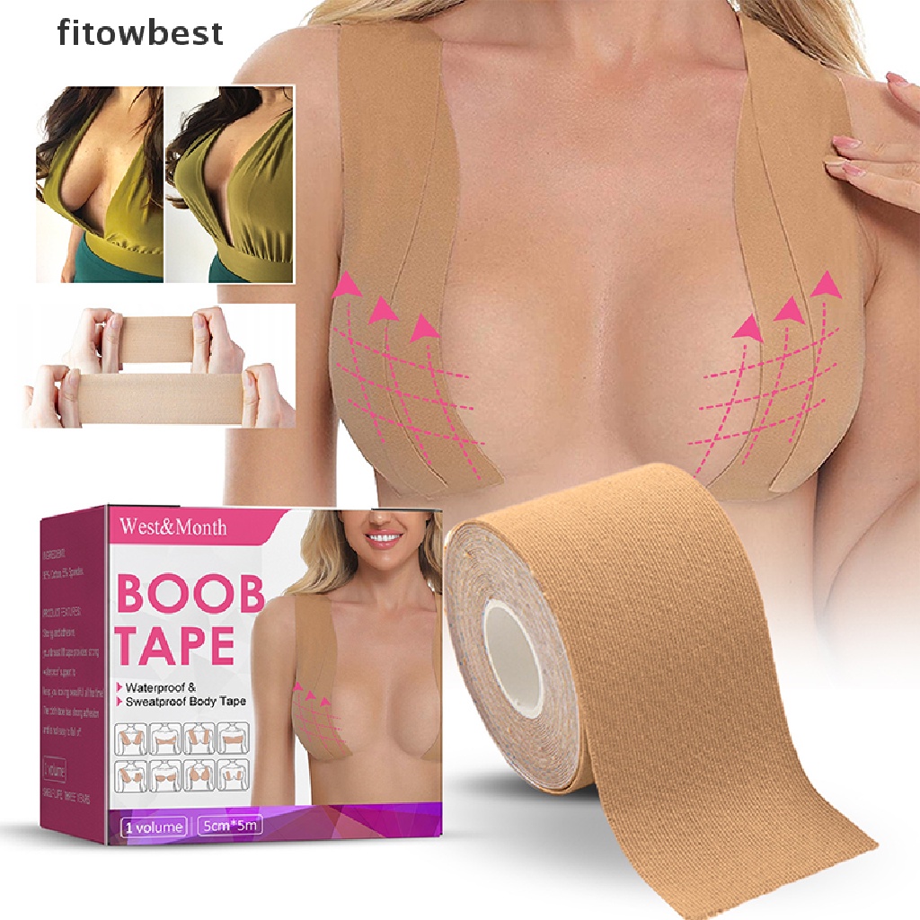 Cuộn băng dán ngực GJCUTE FTVN QDD năng ngực bằng silicon tiện dụng chất lượng cao