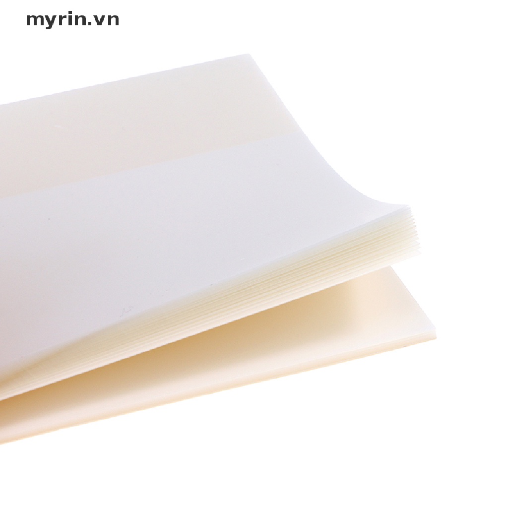Set 50 Tờ Giấy Ghi Chú Trong Suốt Không Thấm Nước