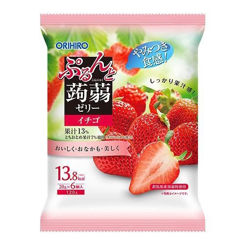 Thạch trái cây Orihiro, Aguri gói 120gr
