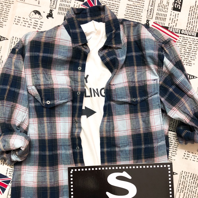 Flannel - Sơmi caro form Mỹ