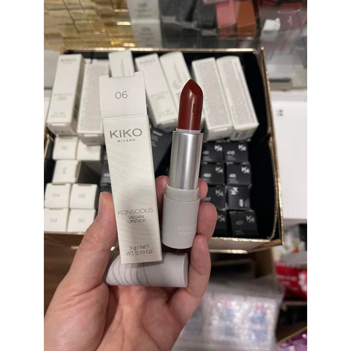 Son hữu cơ kiko vegan màu 06 đỏ cherry