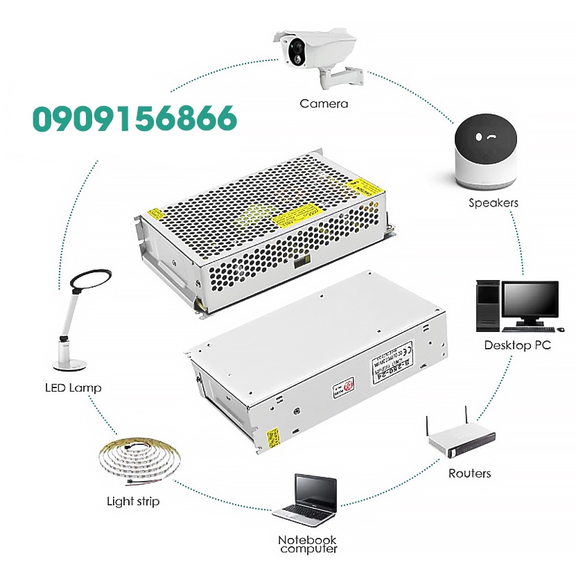 Nguồn 12V 10A 15A 20A 30A 40A 50A 60A hàng chất lượng, 120w 180w 200w 240w 300w 360w 400w 500w 600w 700w