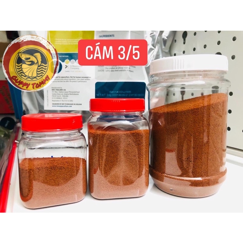 Cám Thái Inve 3/5-5/8 hủ 50g 100g 200g- thức ăn cá 7 màu, cá cảnh, thủy sinh