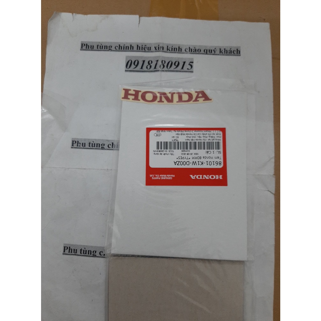 [Mã LIFEXANH03 giảm 10% đơn 500K] tem mặt nạ honda 350 Tem Honda 80MM sh 350 honda