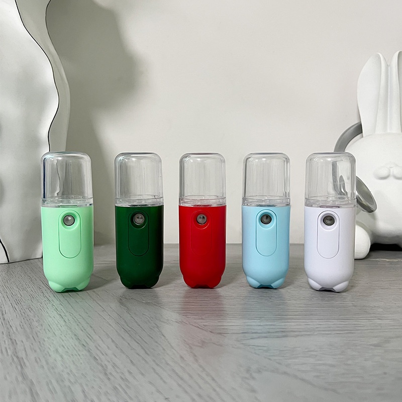 Máy Phun Sương Mini Cầm Tay Tạo Độ Ẩm Xịt Khoáng Dưỡng Ẩm Cho Da Mặt Dung Tích 30ml Tích Điện Đa Năng