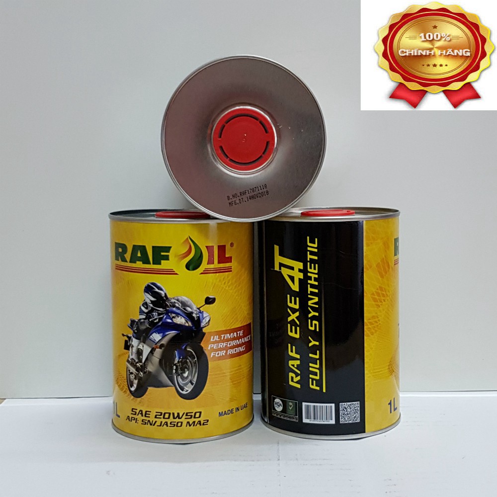 COMBO 6 LON NHỚT RAFOIL 20W50 1L(giá sỉ: inbox)