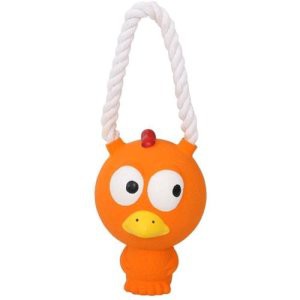 Đồ chơi cho chó TRUSTIE  LATEX TOY - CHICKEN (ORANGE)