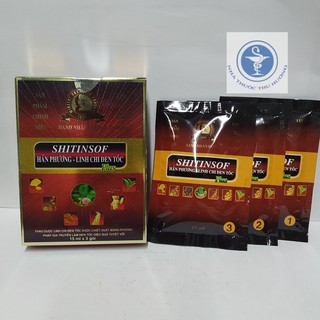 Shitinsof hán phương - linh chi đen tóc - Hộp 3 Gói