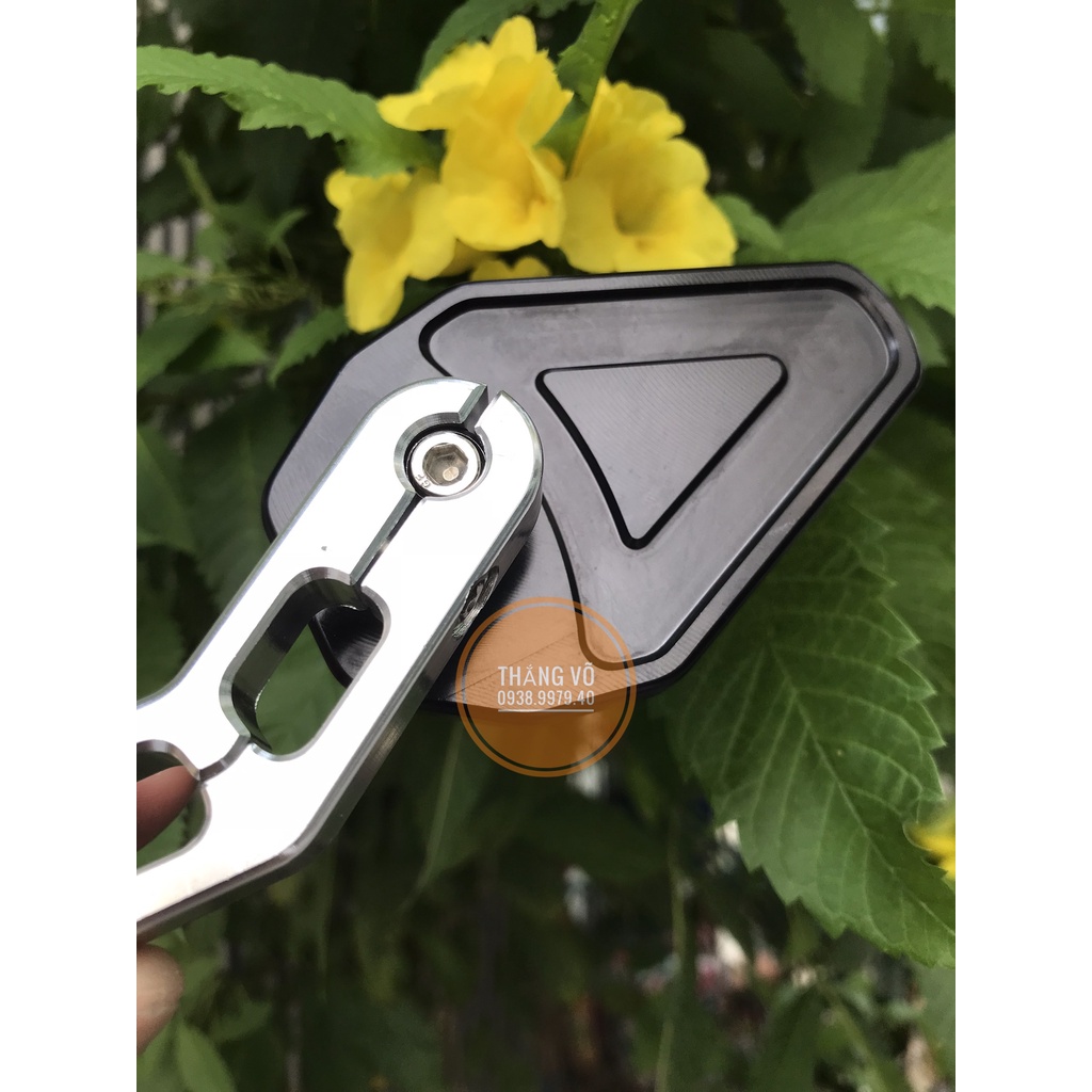 Kính CRG, Gương CRG chân 3D Nhôm CNC đủ màu kính chiếu hậu CRG tất cả xe máy