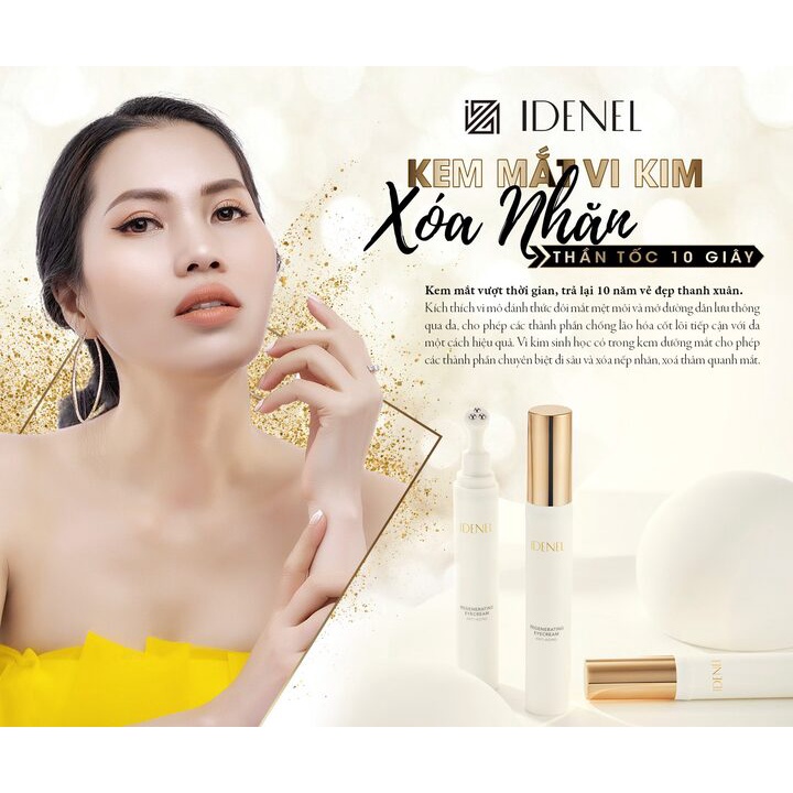 ✅ CHÍNH HÃNG - BLUE SEE Kem mắt vi kim IDENEL – Trẻ hóa da vùng mắt