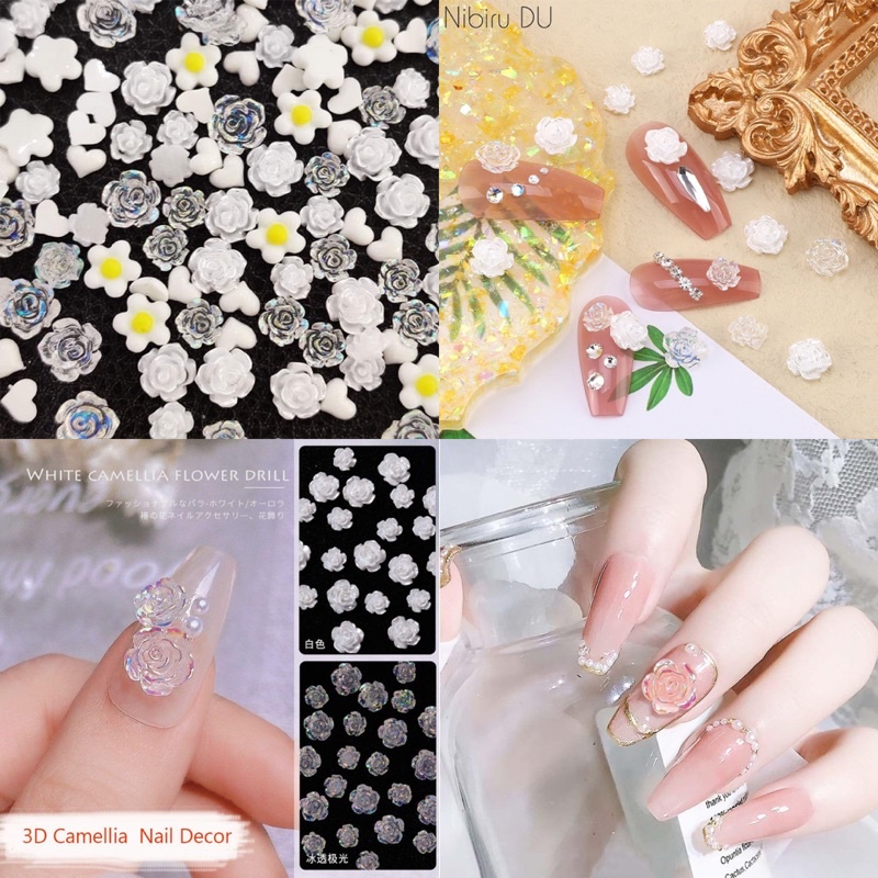 Cham Hoa Hồng Mix Nhiều Mẫu Siêu HOT