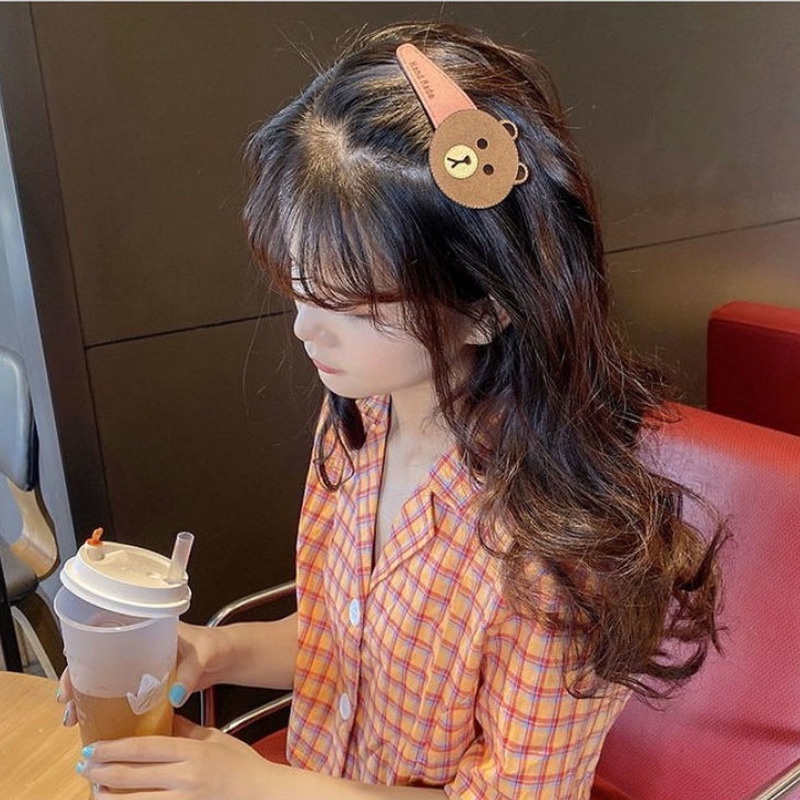 Kẹp Tóc Mái Lớn Họa Tiết Hoạt Hình Dễ Thương Cho Bé