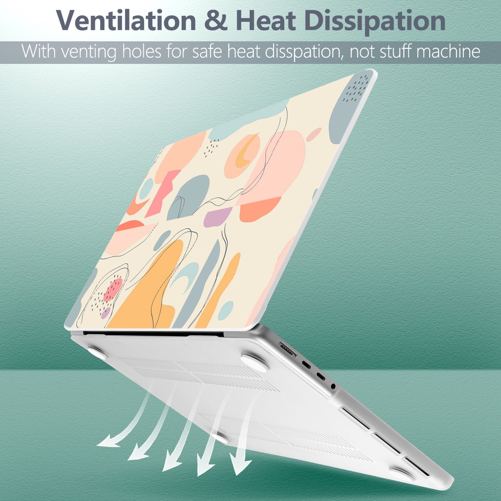 Ốp bảo vệ BATIANDA tích hợp bàn phím thích hợp cho MacBook Pro13 14 16inch M1 2021 2020 A2442 A2485 A2338 Air11 12 13 M1