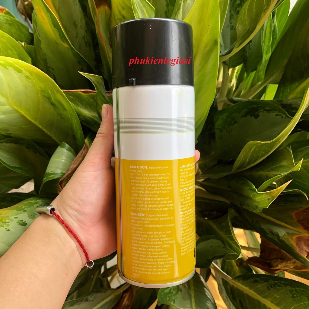Chai Xịt Bôi Trơn Dưỡng Sên SPRAYKING CHAINLUBE 400ML
