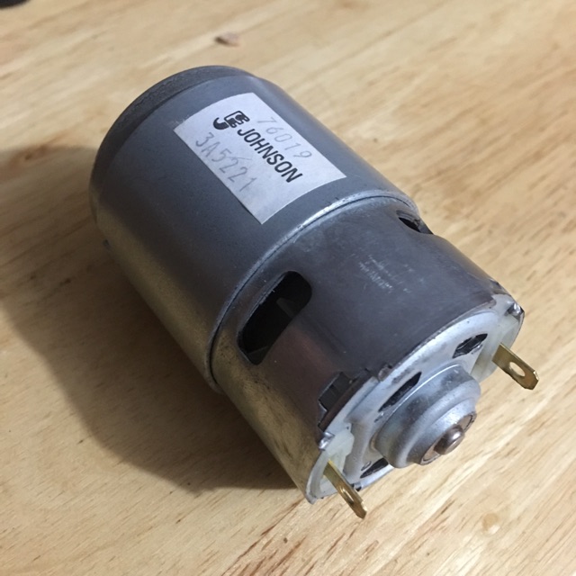 Động cơ 775 12V 14V 18V chổi than, motor JOHNSON công suất cao chế dụng cụ cầm tay DIY