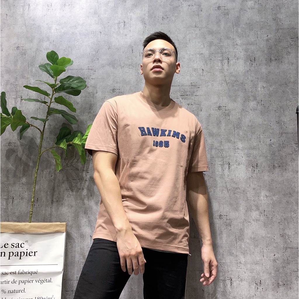Áo thun nam bigsize cổ tròn áo phông ngắn tay xuất khẩu cotton APHASHI 123 - 039